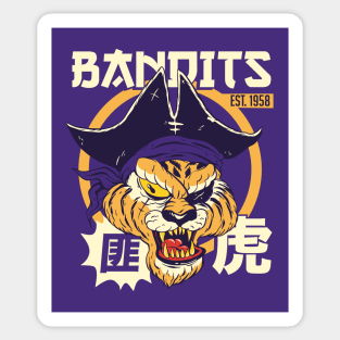 Vintage Chinese Bandits, Established 1958 Sticker